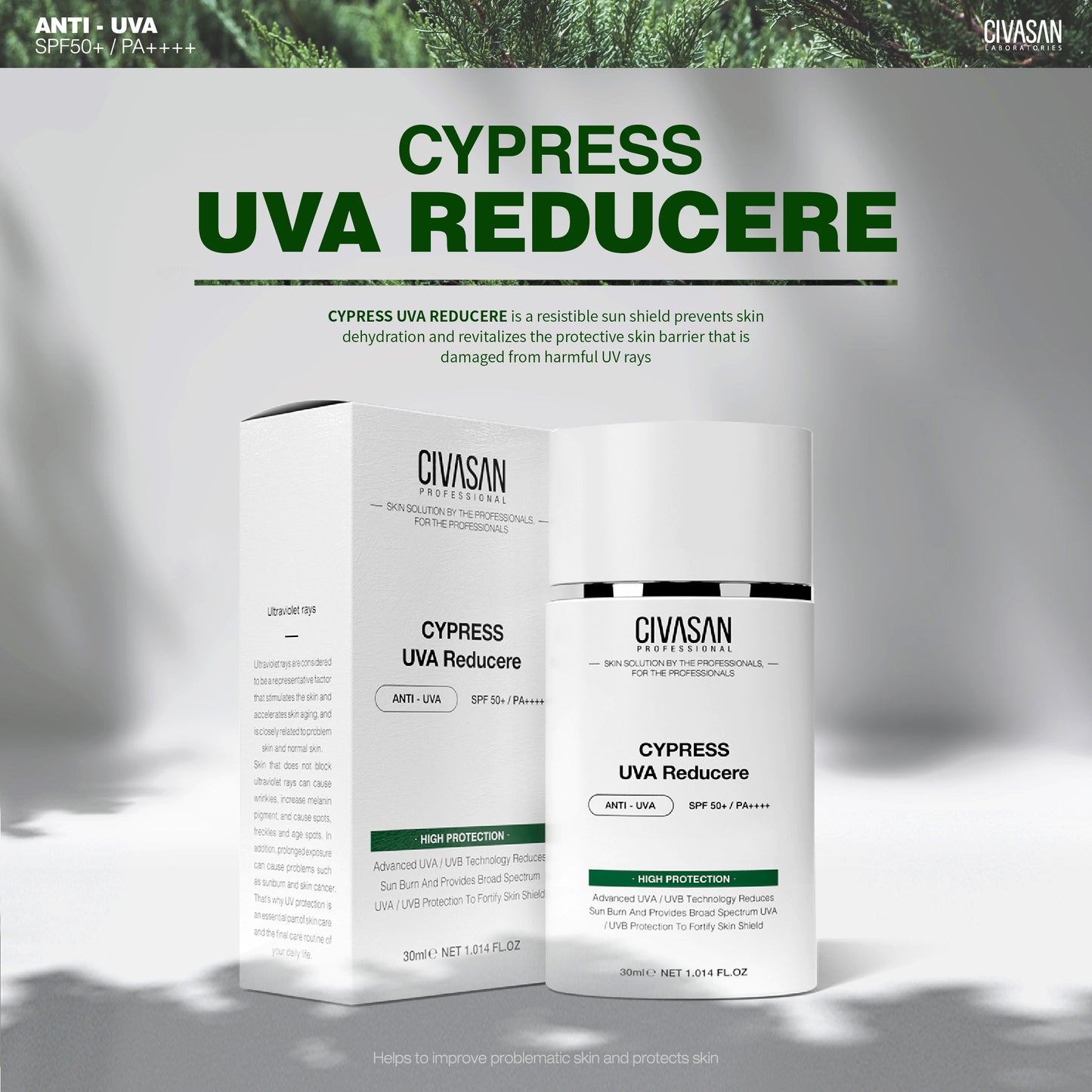 Cypress UVA Reducer